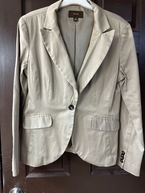 Merona Women's Taupe Single-Button Blazer